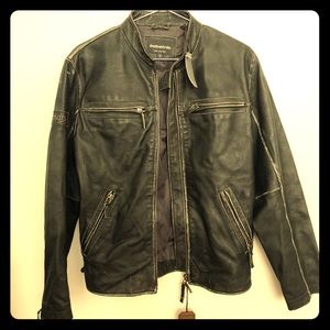 Industrie Biker style leather jacket